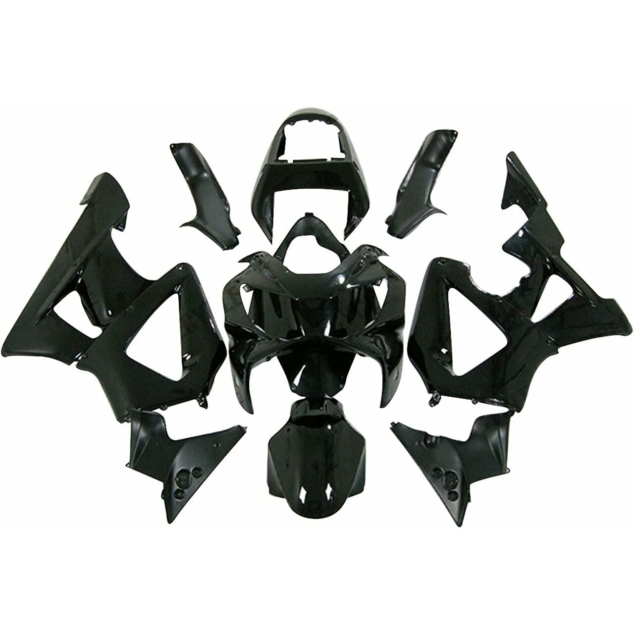 Yana Shiki BKH213BCK Black ABS Plastic Full Body Fairing Kit (BKH213BCK)
