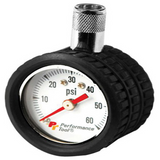 Performancetool Mini Dial Tire Pressure Gauge  (W9105)